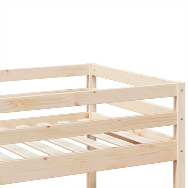 vidaXL Dagbädd 80x200 cm massiv furu