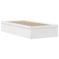 Miniatyrbilde 6 av 11: vidaXL Sengeramme med hodegavl hvit 75x190 cm heltre furu
