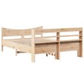 Miniatyrbilde 9 av 11: vidaXL Sengeramme med hodegavl 120x190 cm heltre furu