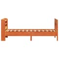 Miniatyrbilde 6 av 11: vidaXL Sengeramme uten madrass voksbrun 90x200 cm heltre furu