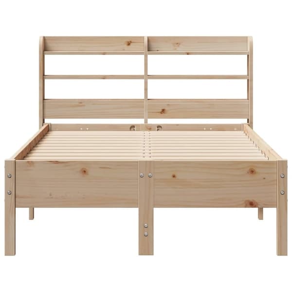 vidaXL Sengeramme uten madrass 100x200 cm heltre furu