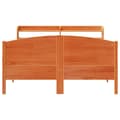 Miniatyrbilde 5 av 11: vidaXL Sengeramme uten madrass voksbrun 140x200 cm heltre furu