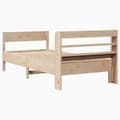 Miniatyrbilde 7 av 11: vidaXL Sengeramme uten madrass 75x190 cm heltre furu