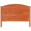 Miniatyrbilde 5 av 11: vidaXL Sengeramme uten madrass voksbrun 100x200 cm heltre furu
