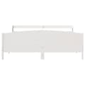 Miniatyrbilde 5 av 11: vidaXL Sengeramme uten madrass hvit 180x200 cm heltre furu