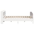 Miniatyrbilde 6 av 11: vidaXL Sengeramme uten madrass hvit 180x200 cm heltre furu