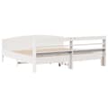 Miniatyrbilde 7 av 11: vidaXL Sengeramme uten madrass hvit 180x200 cm heltre furu