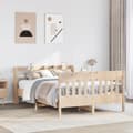 Miniatyrbilde 2 av 11: vidaXL Sengeramme uten madrass 150x200 cm heltre furu
