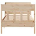 Miniatyrbilde 5 av 11: vidaXL Sengeramme uten madrass 90x200 cm heltre furu