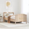 Miniatyrbilde 2 av 11: vidaXL Sengeramme uten madrass 100x200 cm heltre furu