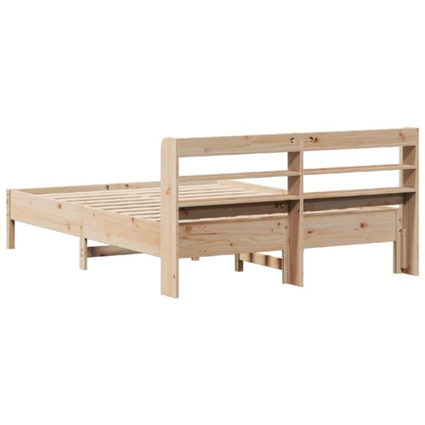 vidaXL Sengeramme uten madrass 140x190 cm heltre furu