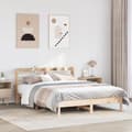 Miniatyrbilde 2 av 11: vidaXL Sengeramme uten madrass 140x190 cm heltre furu