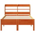 Miniatyrbilde 5 av 11: vidaXL Sengeramme uten madrass voksbrun 90x190 cm heltre furu