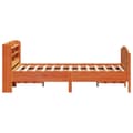 Miniatyrbilde 6 av 11: vidaXL Sengeramme uten madrass voksbrun 120x200 cm heltre furu