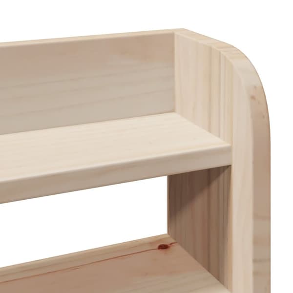 vidaXL Sengeramme med madrass 200x200 cm heltre furu