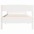 Miniatyrbilde 5 av 11: vidaXL Sengeramme uten madrass hvit 90x190 cm heltre furu