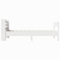 Miniatyrbilde 6 av 11: vidaXL Sengeramme uten madrass hvit 90x190 cm heltre furu