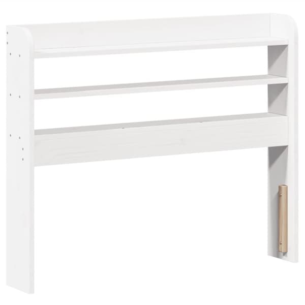 vidaXL Sengeramme uten madrass hvit 90x190 cm heltre furu