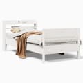 Miniatyrbilde 1 av 11: vidaXL Sengeramme uten madrass hvit 90x190 cm heltre furu