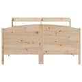 Miniatyrbilde 5 av 11: vidaXL Sengeramme uten madrass 150x200 cm heltre furu