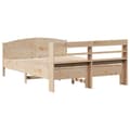 Miniatyrbilde 7 av 11: vidaXL Sengeramme uten madrass 150x200 cm heltre furu