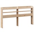 Miniatyrbilde 8 av 11: vidaXL Sengeramme med hodegavl 140x200 cm heltre furu