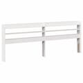 Miniatyrbilde 9 av 11: vidaXL Sengeramme med hodegavl hvit 180x200 cm heltre furu