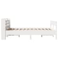 Miniatyrbilde 6 av 11: vidaXL Sengeramme uten madrass hvit 150x200 cm heltre furu