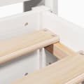 Miniatyrbilde 10 av 11: vidaXL Sengeramme uten madrass hvit 150x200 cm heltre furu