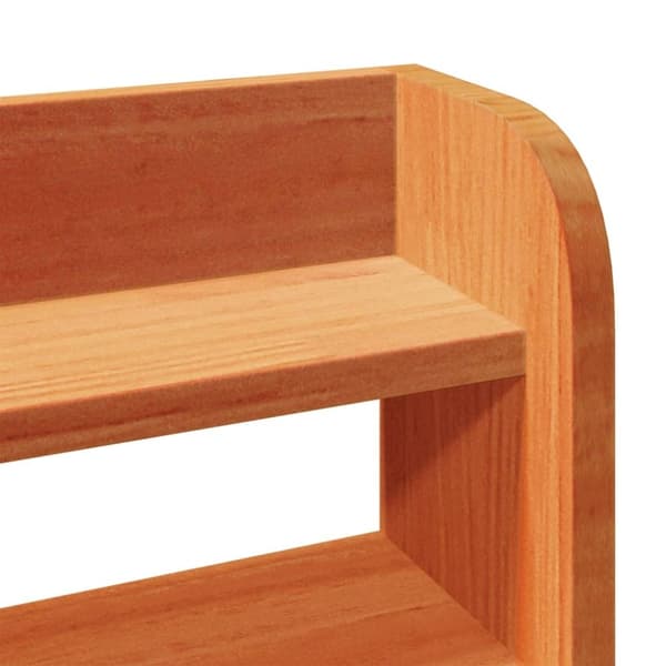 vidaXL Sengeramme uten madrass brun 135x190 cm heltre furu