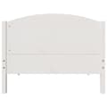 Miniatyrbilde 5 av 11: vidaXL Sengeramme uten madrass hvit 100x200 cm heltre furu