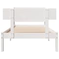 Miniatyrbilde 5 av 11: vidaXL Sengeramme uten madrass hvit 90x200 cm heltre furu