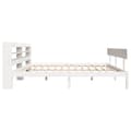 Miniatyrbilde 6 av 11: vidaXL Sengeramme uten madrass hvit 180x200 cm heltre furu