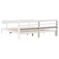 Miniatyrbilde 7 av 11: vidaXL Sengeramme uten madrass hvit 180x200 cm heltre furu