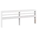 Miniatyrbilde 9 av 11: vidaXL Sengeramme uten madrass hvit 180x200 cm heltre furu
