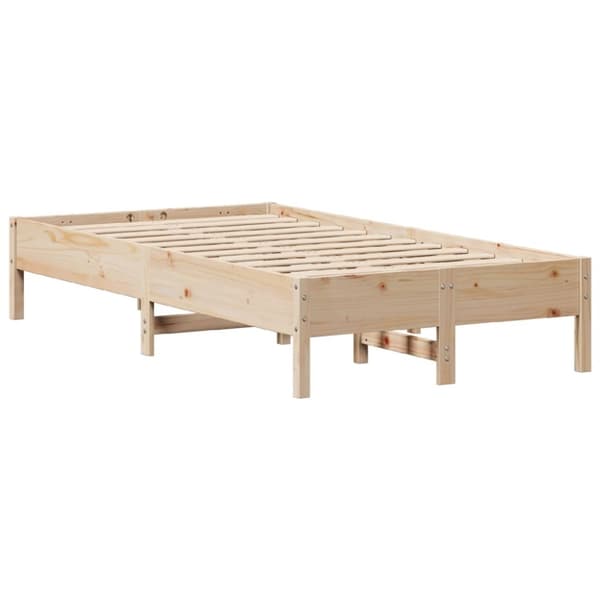 vidaXL Sengeramme uten madrass 90x200 cm heltre furu