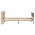 Miniatyrbilde 6 av 11: vidaXL Sengeramme med hodegavl 90x190 cm heltre furu