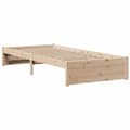 Miniatyrbilde 8 av 11: vidaXL Sengeramme med hodegavl 90x190 cm heltre furu