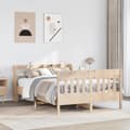 Miniatyrbilde 2 av 11: vidaXL Sengeramme uten madrass 160x200 cm heltre furu