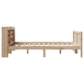 Miniatyrbilde 6 av 11: vidaXL Sengeramme uten madrass 140x190 cm heltre furu