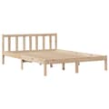Miniatyrbilde 8 av 11: vidaXL Sengeramme uten madrass 140x190 cm heltre furu
