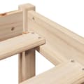 Miniatyrbilde 10 av 11: vidaXL Sengeramme uten madrass 140x190 cm heltre furu