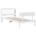 Miniatyrbilde 4 av 11: vidaXL Sengeramme uten madrass hvit 90x190 cm heltre furu