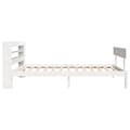 Miniatyrbilde 6 av 11: vidaXL Sengeramme uten madrass hvit 90x190 cm heltre furu