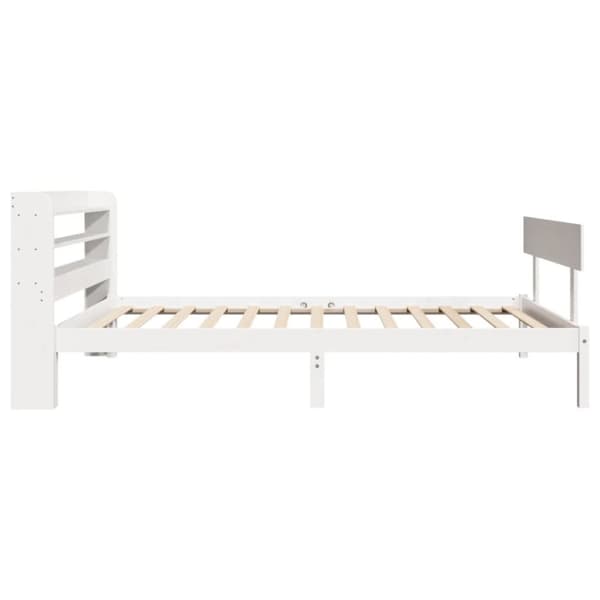vidaXL Sengeramme uten madrass hvit 90x190 cm heltre furu