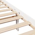Miniatyrbilde 10 av 11: vidaXL Sengeramme uten madrass hvit 90x190 cm heltre furu