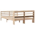 Miniatyrbilde 7 av 11: vidaXL Sengeramme med hodegavl 140x200 cm heltre furu