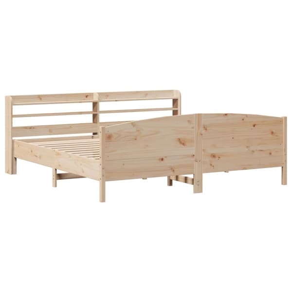 vidaXL Sengeramme uten madrass 180x200 cm heltre furu