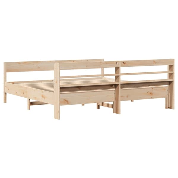 vidaXL Sengeramme uten madrass 180x200 cm heltre furu