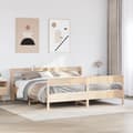 Miniatyrbilde 2 av 11: vidaXL Sengeramme uten madrass 180x200 cm heltre furu